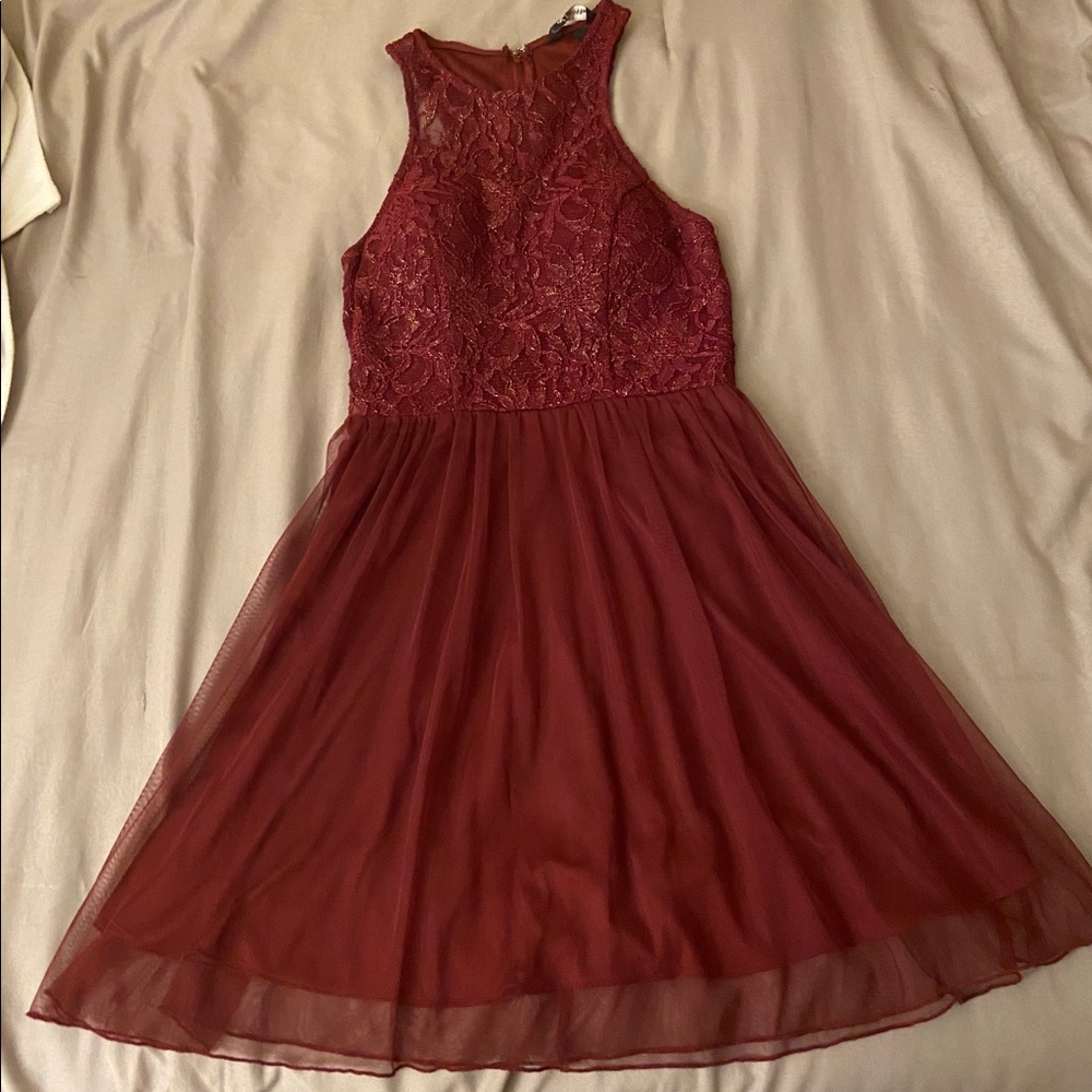 Maroon dress
